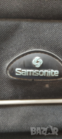 Samsonite куфар черен 60 см, снимка 1 - Куфари - 44696776