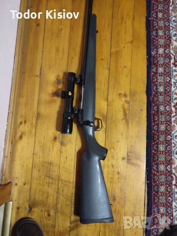 Продавам карабина SAVAGE/ Stevens 30-06 с оптика фомей 1-4*24, снимка 4 - Ловно оръжие - 53128221