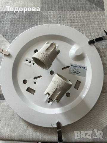 Плафониера 30 см., снимка 3 - Лампи за таван - 53732885