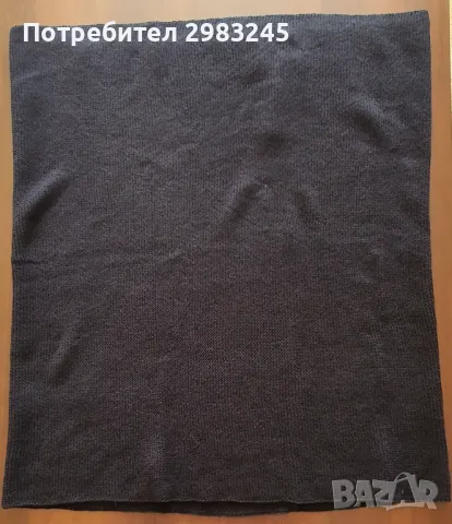 Дамски черен шал-снуд