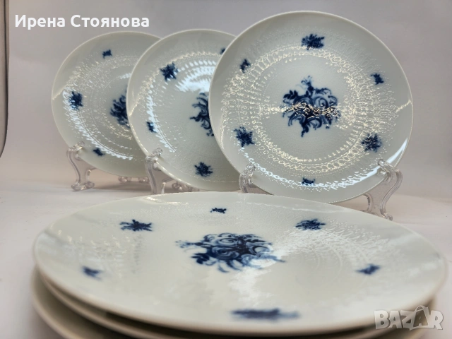 Bjorn Wiinblad 1961г. 6 броя десертни чинии, снимка 4 - Чинии - 53390187