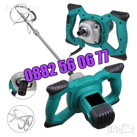 Бъркалка за строителни смеси 2400W, бъркалка миксер за бетон, снимка 5 - Други инструменти - 53266475