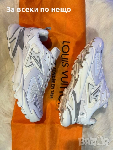 LV Runner Tatic Sneaker Мъжки Маратонки С Кутия👟Мъжки Спортни Обувки Бяло Код S443, снимка 5 - Маратонки - 53802891