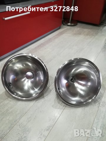 Два броя малки емайлирани  мивки , снимка 5 - Други стоки за дома - 42100569