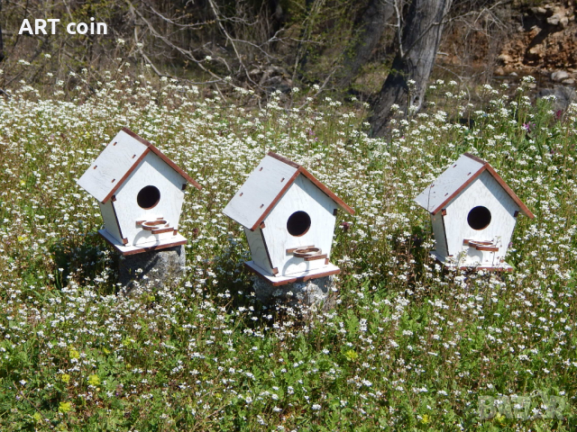 Къщички за птици , върху които може да се рисува ., снимка 4 - Други - 36254268