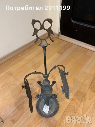 Стара маслена лампа, снимка 4 - Антикварни и старинни предмети - 41242834