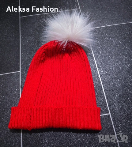 Alessa Sweet Disguise Шапка От Плетиво - Червена, снимка 2 - Шапки - 53014118