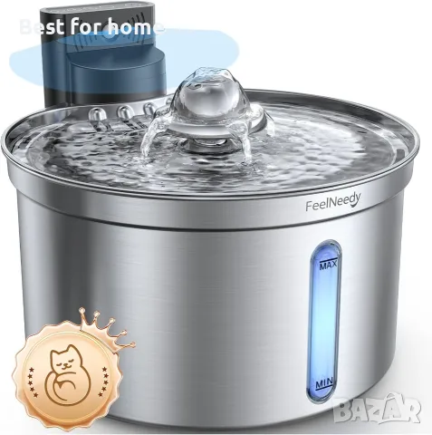 3,5-литров безжичен котешки фонтан, снимка 9 - Други стоки за животни - 56301133