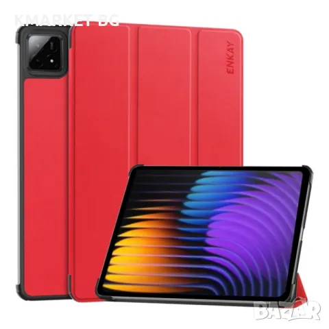 Xiaomi Pad 7 / 7 Pro ENKAY Кожен Калъф и Протектор, снимка 6 - Калъфи, кейсове - 48598626