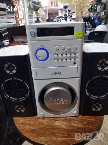 HITACHI MP3 CD MICRO SYSTEM WITH USB & CARD READER