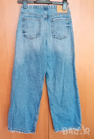 Дънки с широк крачол Zara , снимка 9 - Детски панталони и дънки - 48650199