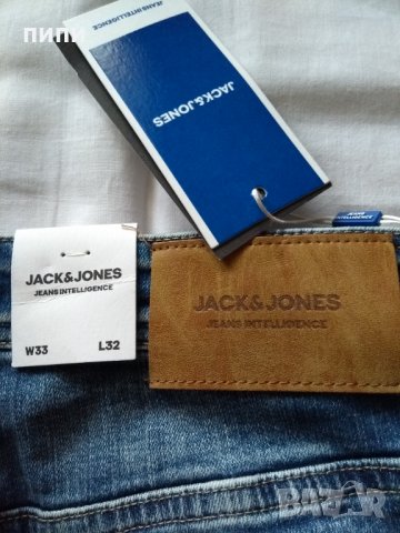 JACK & JONES класически мъжки дънки /стреч/, снимка 2 - Дънки - 35939201