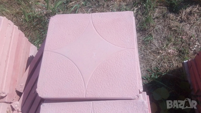 ПЛОЧКИ тротоарни 30х30см. ВТОРО качество, бетонни сиви и цветни.. Имаме с различни шарки, орнаменти , снимка 3 - Строителни материали - 52029668