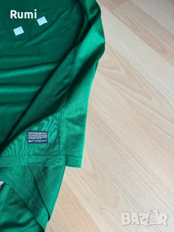 Оригинална зелена мъжка тениска NIKE DRY-FIT ! XL, снимка 4 - Тениски - 51228852
