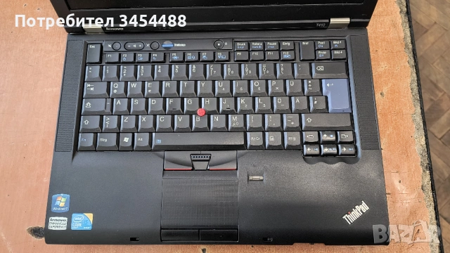 Lenovo ThinkPad T410, 14", i5-M520@2.40GHz, 4 RAM, 240 SSD, камера, Win 10 Pro, снимка 3 - Лаптопи за дома - 53823342