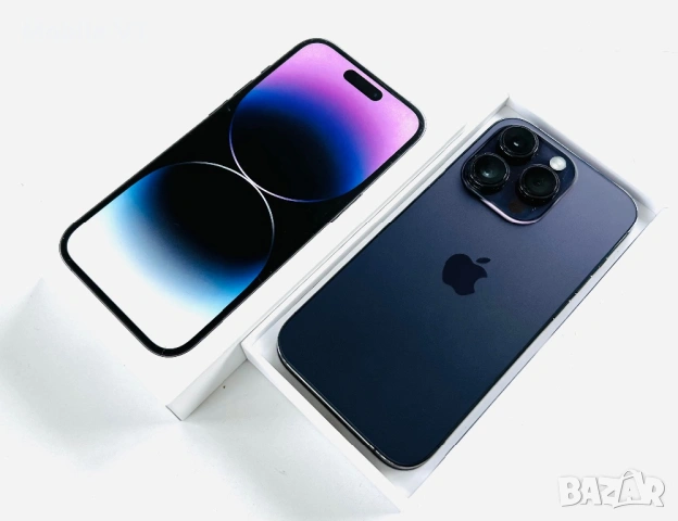 Като НОВ! iPhone 14 Pro Max 128GB Deep Purple ГАРАНЦИЯ!