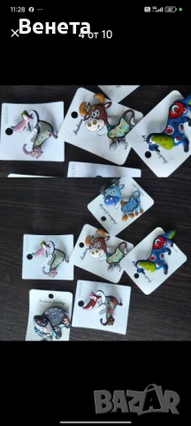 Брошки с камъни🥰, снимка 6 - Други - 51200842