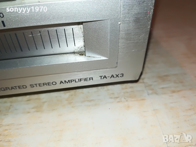 SONY TA-AX3 STEREO AMPLIFIER 2403221135, снимка 10 - Ресийвъри, усилватели, смесителни пултове - 36216059