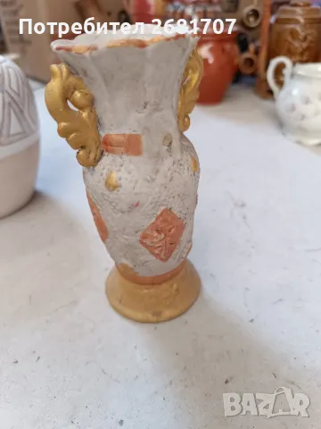 стара керамична ваза , снимка 2 - Вази - 48734735