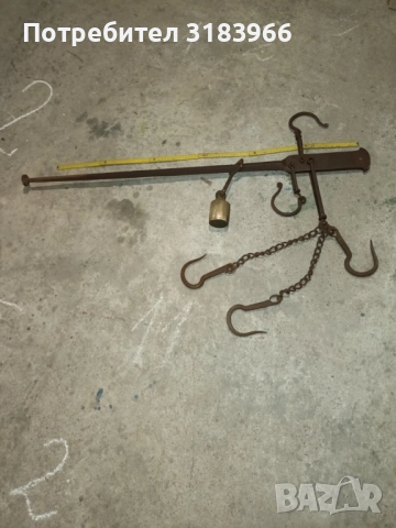 голям кантар работещ тегли до 100 килограма, снимка 8 - Други ценни предмети - 40170686