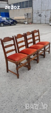 Столове масив 4бр.-№043, снимка 2 - Столове - 51417614