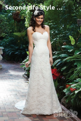 Сватбена рокля Sincerity Bridal р-р L-XL - цвят слонова кост, снимка 2 - Сватбени рокли - 52973174