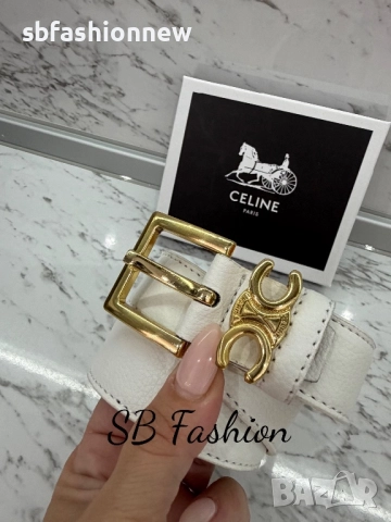 Celine естествена кожа колан в кутия , снимка 2 - Колани - 52702524