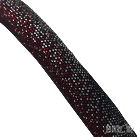 Калъф за волан с кристали 38 см, снимка 2 - Аксесоари и консумативи - 55859862