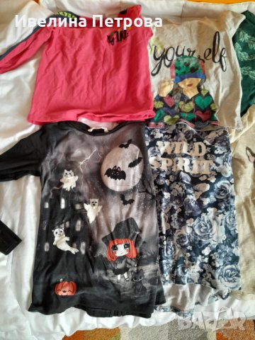 9 бр блузки,пуловерчета 134/140 ръст, снимка 2 - Детски Блузи и туники - 39798326