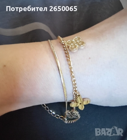 Нова орг.гривна Van Clleef стомана, снимка 5 - Гривни - 52964193