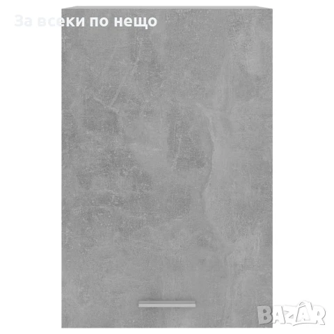 Висящ шкаф, бетонно сив, 39,5x31x60 см, ПДЧ Код P1000, снимка 10 - Шкафове - 51210269
