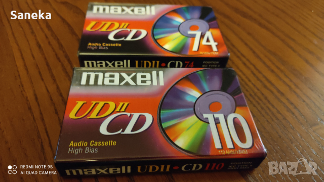 MAXELL UDII CD74, снимка 1 - Аудио касети - 36210985
