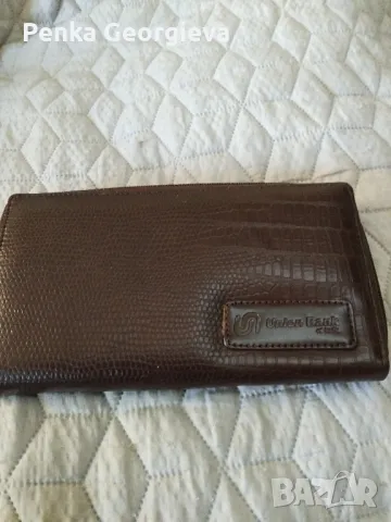 чисто ново,вис-12см,дъл-17см шоколадов цвят, снимка 1