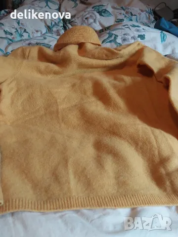 Kate Storm Holland Кашмир Size S Страхотен поло пуловер, снимка 5 - Блузи с дълъг ръкав и пуловери - 47459720