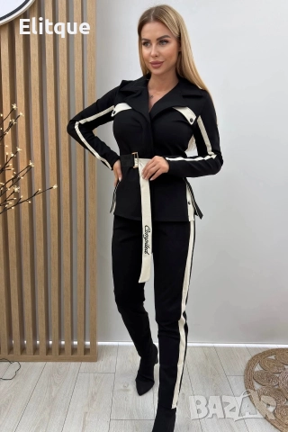 дамски комплект сако и панталон братан , снимка 4 - Комплекти - 52776584