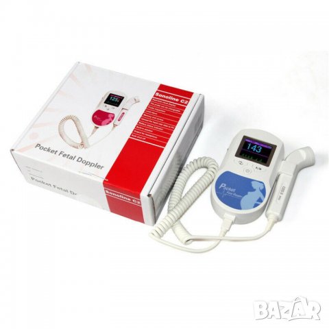 Фетален доплер CONTEC 3Mhz Уред за проследяване на бременност, фетален доплер, снимка 11 - Друга електроника - 25381259