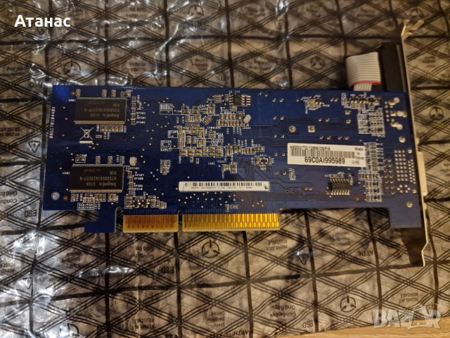 3бр. AGP VGA - Asus GF6200 128MB + GF6200 128MB + GEFORCE M400F1P 64 MB, снимка 3 - Видеокарти - 51690584