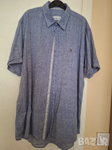 Мъжка риза,100% лен,Теодор,ХL, снимка 1