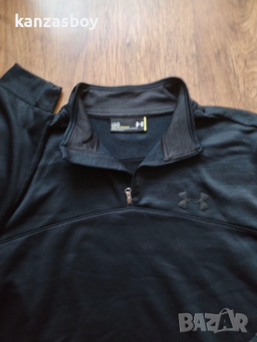 Under Armour UA Storm Armour Fleece® ¼ Zip - страхотна мъжка блуза КАТО НОВА Л, снимка 2 - Блузи - 52552970