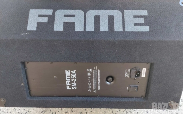 Активен сценичен монитор Fame SM-250A, снимка 4 - Тонколони - 55799997