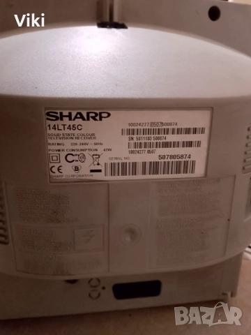 Телевизор Sharp модел 14LT45C, снимка 3 - Телевизори - 52090332