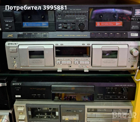 JVC TD-W10 stereo double cassette deck, снимка 4 - Декове - 44748636