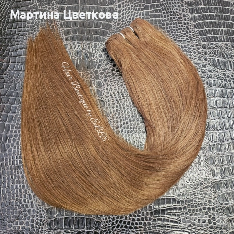 100% Естествена Реми коса, снимка 5 - Аксесоари за коса - 53728493