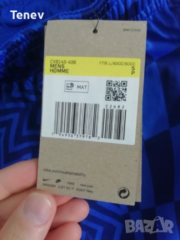 Chelsea Nike нови оригинални шорти къси гащи Челси размер S 2021/2022 сезон, снимка 4 - Спортни дрехи, екипи - 53060393