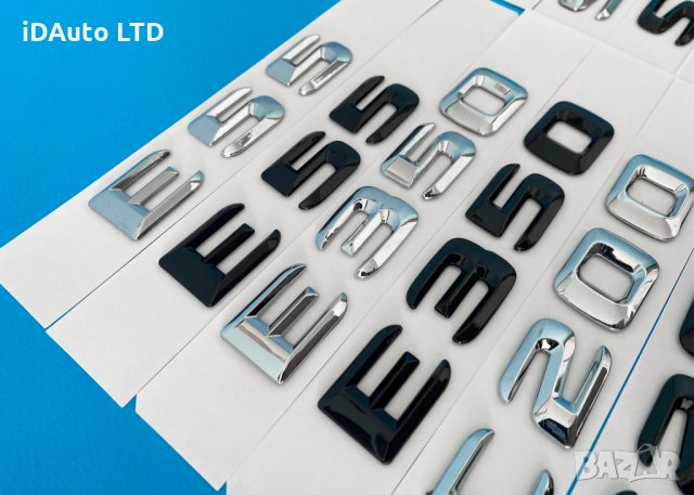 Mercedes надпис, бадж мерцедес, e55, ml320, c200, e200, s500, емблема, снимка 4 - Аксесоари и консумативи - 35888093