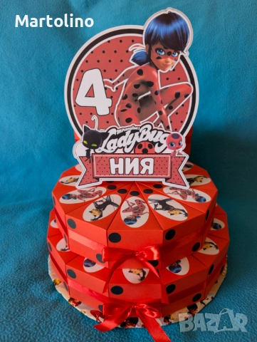 Картонена торта Блуи и Бинго, снимка 8 - Други - 52864406