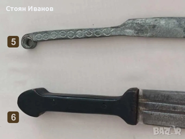 Стари КОВАНИ НОЖОВЕ Каракулак ПЪРВА Част, снимка 5 - Ножове - 51652356