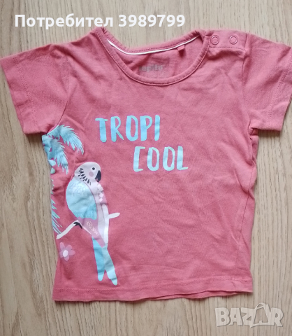 Блузки за момиче, 9-12м, снимка 2 - Бебешки блузки - 44556214