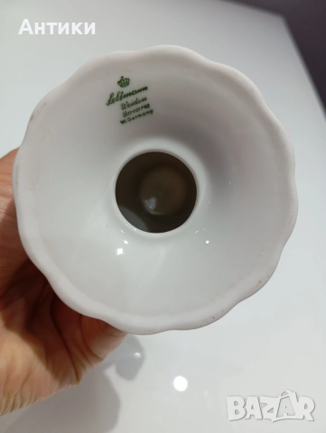 Порцеланов баварски стар свещник , снимка 8 - Декорация за дома - 52564182