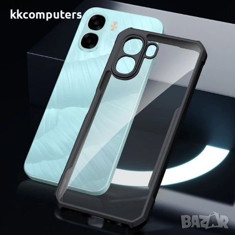 Защитен Калъф XUNDD за Oppo A6x 5G / A6x 4G - Акрилен Гръб + TPU Рамка, Airbag технология, 0.8mm Пов, снимка 3 - Резервни части за телефони - 53564299